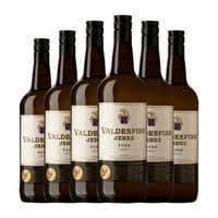 valdespino vino generoso seco jerez-xeres-sherry 1 l 15 vol pack de 6 unidades