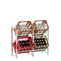 estanteria para cajas lennert metal cromado 31x91x75 cm clp