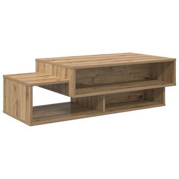 Mesa De Café | Mesa De Centro Roble Artesanal 105 X 50 X 32,5 Cm