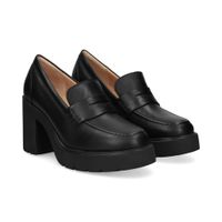 unisa mocasines mujer - negro talla 38