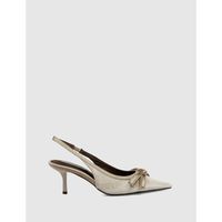 kamome trends zapatos bajos salon destalonado walela taupe para mujer