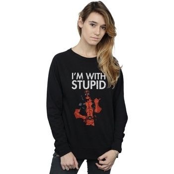 Marvel Jersey I'm With Stupid para mujer