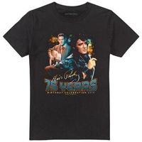 elvis presley camiseta 75 years para mujer