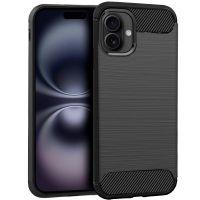 cool funda carbon negro para iphone 16