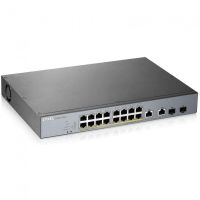 zyxel zy-gs135018hp switch 16 puertos gigabit  2 sfp