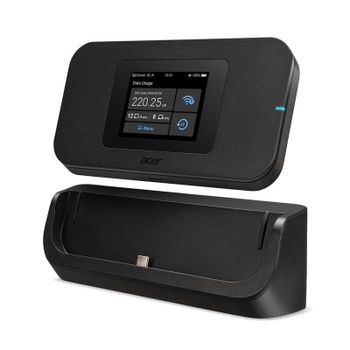 Router Acer Connect M4D 5G WiFi 6 1,7 Gbit/s Doble Banda Negro portátil