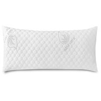 almohada de copos viscoelasticos tejido strech de aloe vera transpirable suave y termorregulable almohada ergonomica de firmeza media