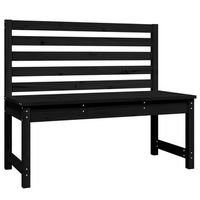 banco de jardin  banco de exterior  silla de jardin madera maciza pino negro 109 cm