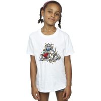 harry potter camiseta the deathly hallows para nina