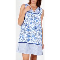 admas vestidos vestido de verano sin mangas etienne azul para mujer