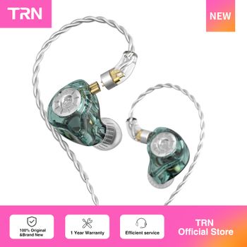 TRN ST1 PRO-auriculares intrauditivos 1DD 1BA, controlador híbrido con cable, interruptor de sintonización, cancelación de auric