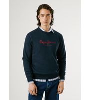 pepe jeans para hombre pm5800011 sudadera macbeth plain marino s casual algodon