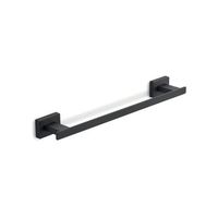toallero de 35 cm acero inoxidable mate atene montaje en pared