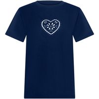 lisca camiseta camiseta de manga corta coeur summertime para mujer