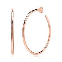 pendientes de plata 925 banados en oro rosa