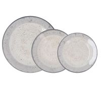 vajilla porcelana blanca 18 piezas