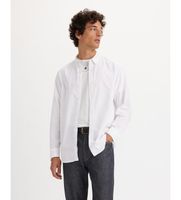 levis para hombre a7210-0000 camisa abotonada autentica blanco l casual algodon manga larga