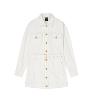 ax armani exchange para mujer xw002254af21335m0054 chaqueta blouson blanco xl casual algodon