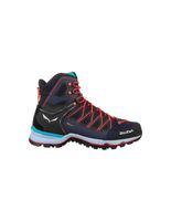 zapatillas de montana salewa ws mtn trainer lite mid gtx mujer azul royal