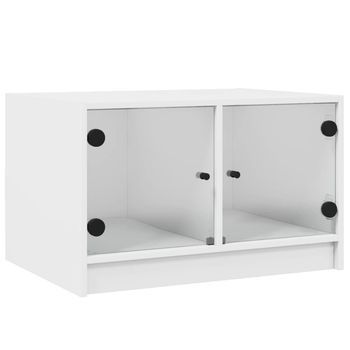 Mesa De Centro 50x68x42 Cm Madera - Blanco
