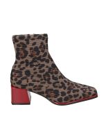 botines de tacon gioseppo inger animal print para mujer 38
