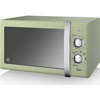 swan sm22130gn solo microwave - green green