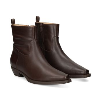 Unisa Botines Planos Mujer - Marrón Talla 37