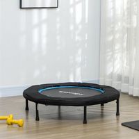trampolin de fitness sportnow acero tela oxford o102x22 cm azul