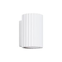 lampara de pared blanco aluminio alt 7 cm