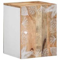 armario colgante bano madera maciza mango 38x335x48 cm vidaxl
