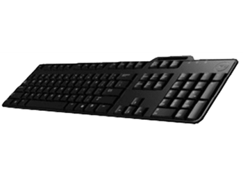 Teclado - DELL KB813, Con cable, teclado numérico, Lector SmartCards, Negro