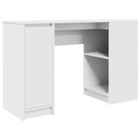 escritorio  mesa de trabajo blanco 120x42x76 cm madera de ingenieria