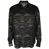roberto cavalli camisa manga larga - para hombre