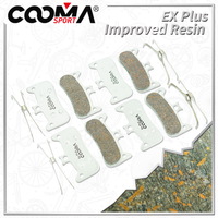 4 pares de pastillas de freno de disco para bicicleta para pinza formula cura 4 clase alu-alloy ex plus
