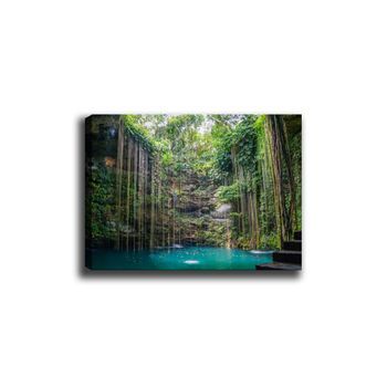 Pintura Decorativa Lienzo Canvas Tablo-40 Multicolor 70x100 Cm