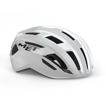 Casco Met Vinci Mips Blanco Plata Brillo, Talla L (58-61 cm)