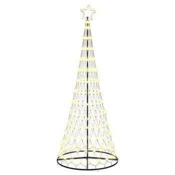 Árbol De Navidad Led Con 295 Led Cálido 250 Cm Metal Vidaxl