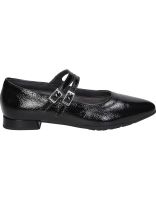 zapatos de piel para mujer pitillos 10840 negro 39