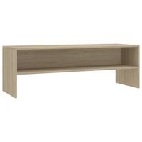mueble tv  mueble de salon  armario tv madera contrachapada roble sonoma 120x40x40cm
