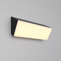 aplique de pared de exterior led brick 20w