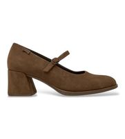 camper para mujer k201799-008 zapatos de piel kora marron 40 5 a 8cm hebilla casual