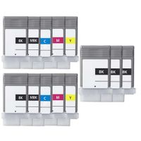 compatible multipack canon imageprograf ipf600 printer ink cartridges 13 pack -0895b001