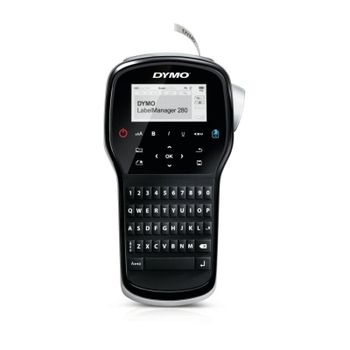Etiquetadora DYMO LabelManager 280 QWERTY Transferencia térmica Alámbrico Negro Plata