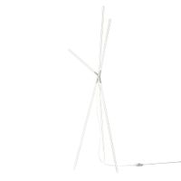 lampara de pie zafferano tripode aluminio blanco 36w 1917cm