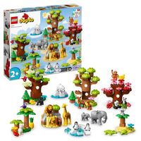 lego duplo - faunia salvaje del mundo a partir de 2 anos - 10975
