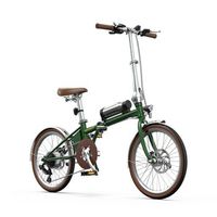 bicicleta electrica onesport ot02 pro - motor 250w bateria 36v52ah  neumaticos de 20 frenos de disco mecanicos - verde