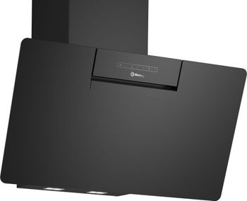 BalayCampana decorativa de pared inclinada 80 cm Cristal negro 3BC587GNH