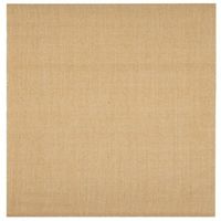 alfombra de sisal natural 100x100 cm vidaxl