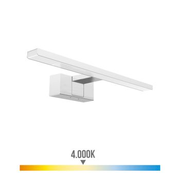 EDM Lámpara de Pared LED 30 x 12,8 x 5,1 cm Aluminio ABS 6 W 600 lm