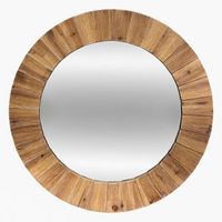 espejo de madera pamela d83cm